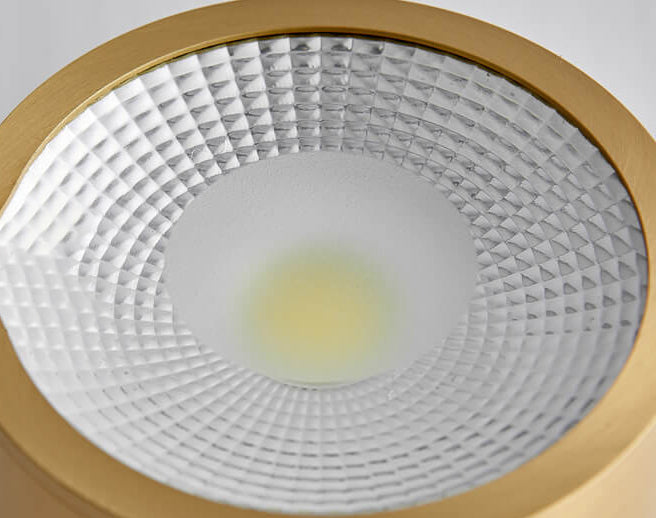 Modern Brass LED Spotlight Flush Mount Ceiling Light