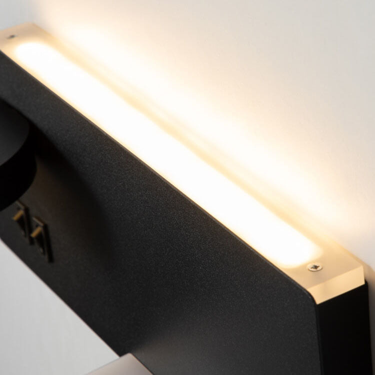 Modern USB Smart LED Wall Sconce Lamp, Flat Design, Reading Light, Energy-Efficient, Minimalist Style, Adjustable Brightness, USB Charging, Home Decor, Indoor Lighting, Contemporary Wall Fixture