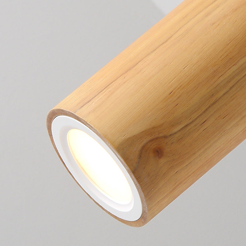Nordic Creative Log Tube LED Flush Mount Ceiling Light