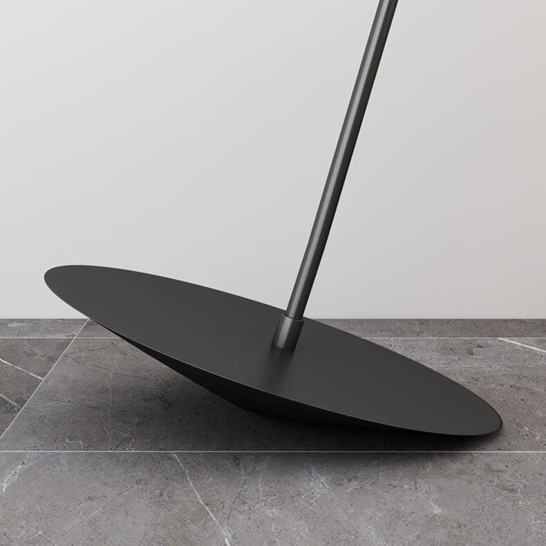 Contemporary Nordic Iron Black Tilt Fishing Rod Floor Lamp for Living Room & Bedroom