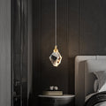 Modern Luxury Crystal Iron LED Pendant Light for Living Room