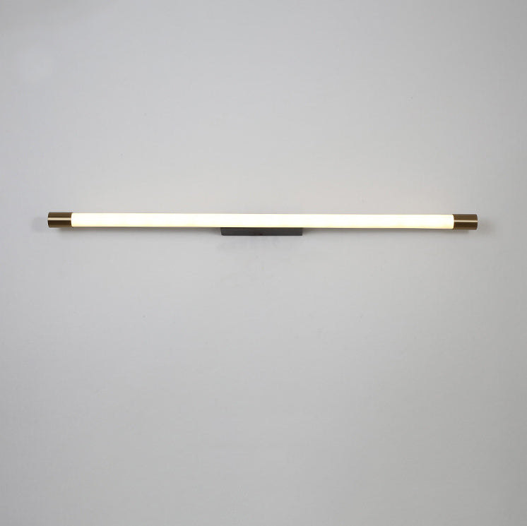 Modern Minimalist LED Wall Sconce - Thin Tube Aluminum Lamp for Living Room