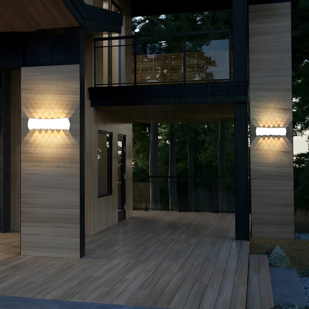 Outdoor LED Waterproof Wall Light - Up Down Aluminum Exterior Lighting