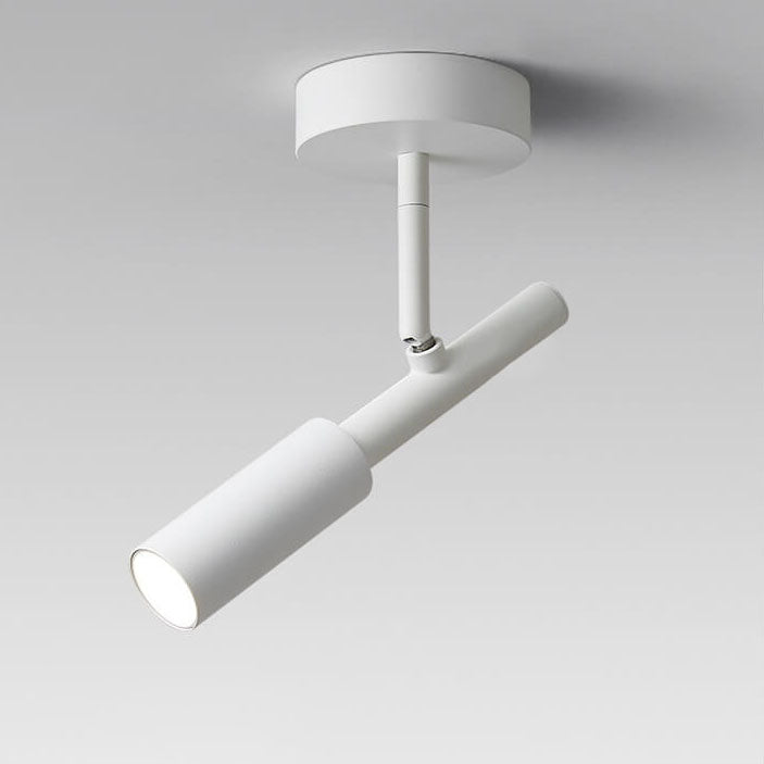 Modern Minimalist LED Spotlight Semi-Flush Mount Ceiling Light for Living Room