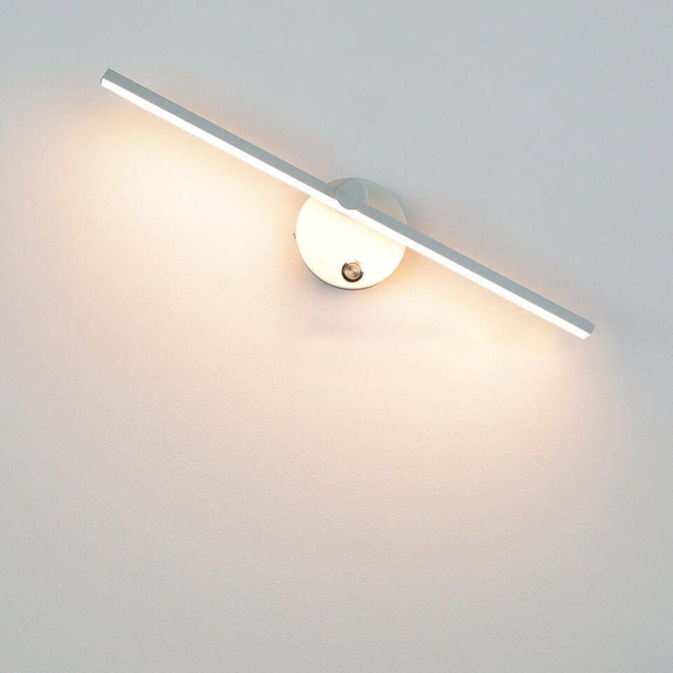 Nordic Minimalist Aluminum LED Wall Sconce Mirror Lamp