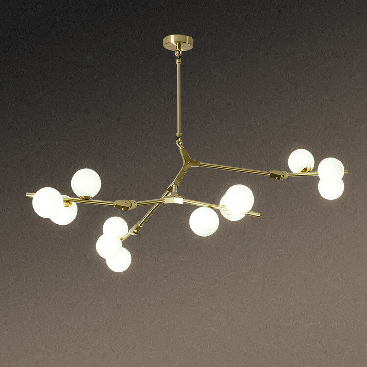 Modern Creative Magic Bean Branch Chandelier - 12/18/24 Light Glass Fixture, Elegant Design, Statement Lighting, Home Decor, Hanging Lamp, Unique Ceiling Fixture, Contemporary Style, Dining Room, Living Room, Bedroom Lighting