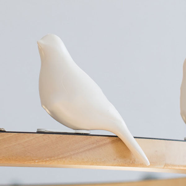 Nordic Minimalist Solid Wood 3/5-Light Bird Chandelier