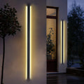 LED Linear Metal Waterproof Black Outdoor Wall Light