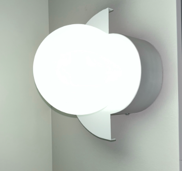 Modern Minimalist Glass Spherical Colorful Semicircle Wall Sconce Lamp