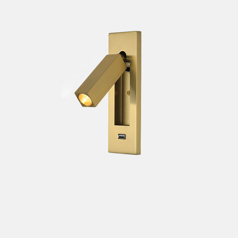 Modern Minimalist Rectangular LED Wall Sconce - Aluminum Design, Energy Efficient Lighting, Stylish Home Decor