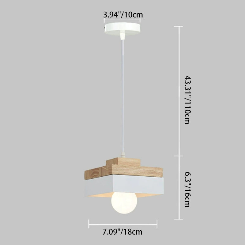 Nordic Round 1-Light Pendant Light - Modern Ceiling Fixture, Minimalist Design, Adjustable Height, LED Compatible, Scandinavian Style Lighting