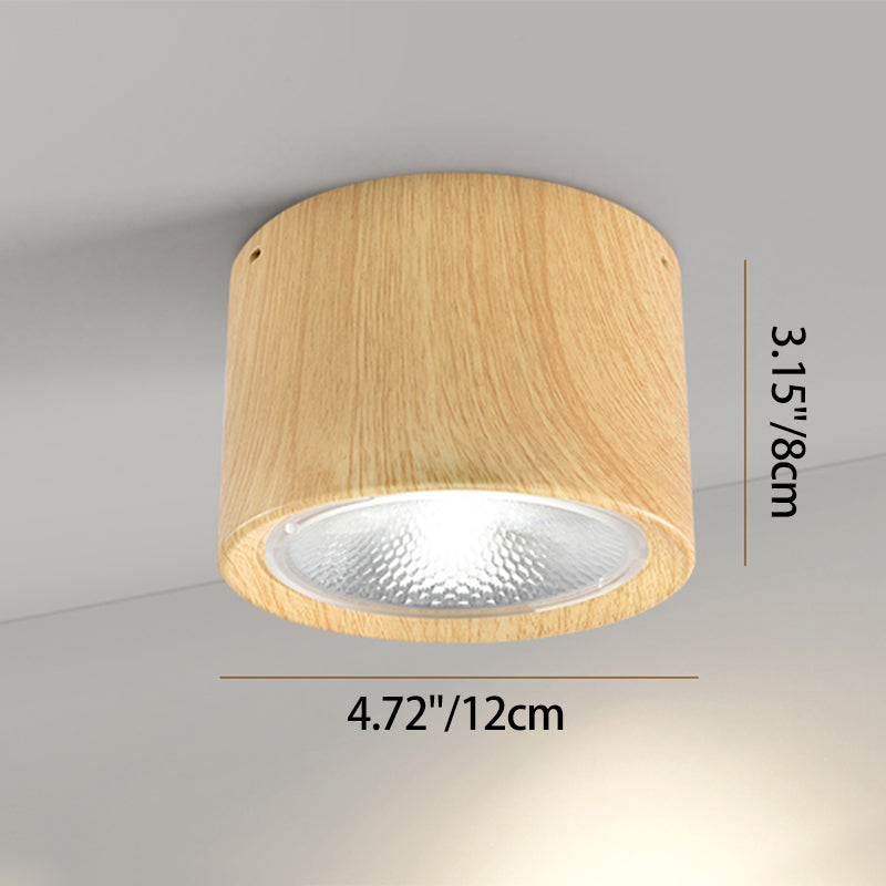 Nordic Cylinder LED Flush Mount Ceiling Light - Modern Lighting Fixture