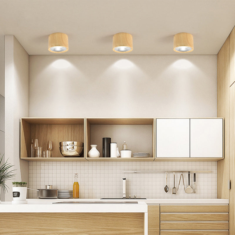 Nordic Cylinder LED Flush Mount Ceiling Light - Modern Lighting Fixture