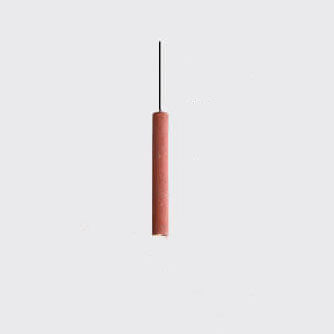 Nordic Colorful Terrazzo LED Pendant Light - Cylindrical Shape