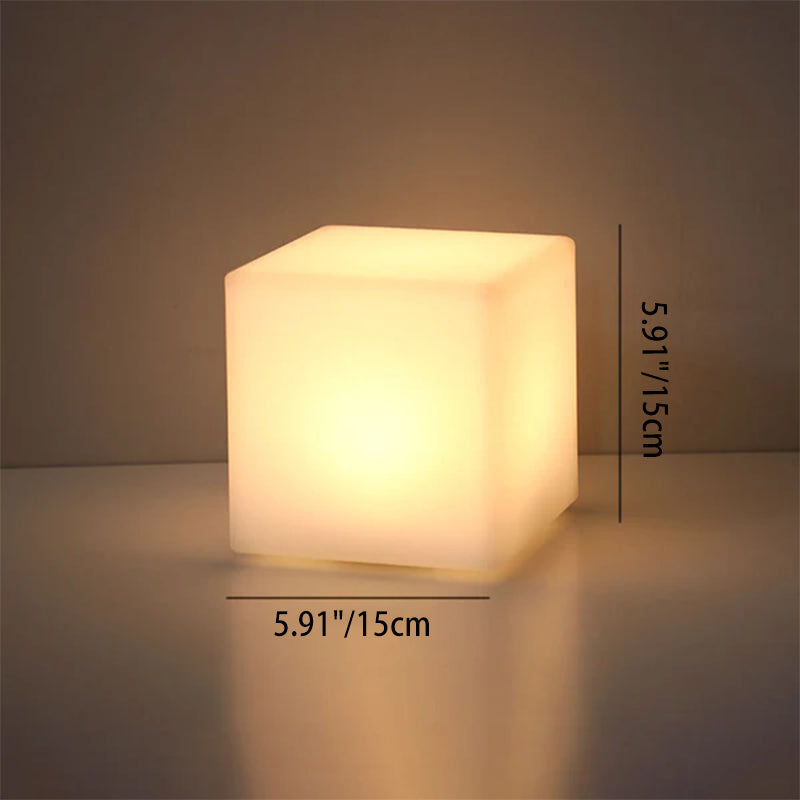 Creative Geometry Remote Night Light Table Lamp - Modern Decorative Design