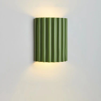 Contemporary Nordic Resin 2-Light Wall Sconce for Bedroom Lighting
