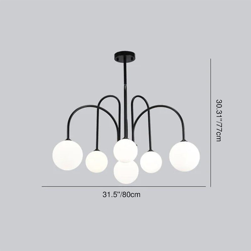 Glass Ball 6-8 Light Arch Chandelier for Elegant Living Spaces

Enhance your home's ambiance with our stunning Glass Ball 6-8 Light Arch Chandelier. This elegant lighting fixture combines modern design with functional beauty, perfect for dining rooms, liv