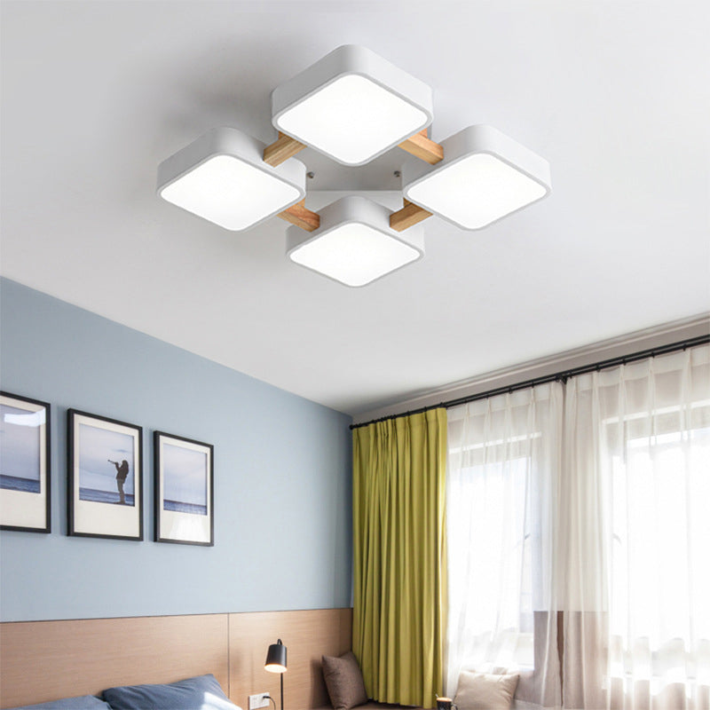Modern Acrylic Cube LED Flush Mount Light - Stylish and Energy-Efficient Lighting Fixture for Home Décor