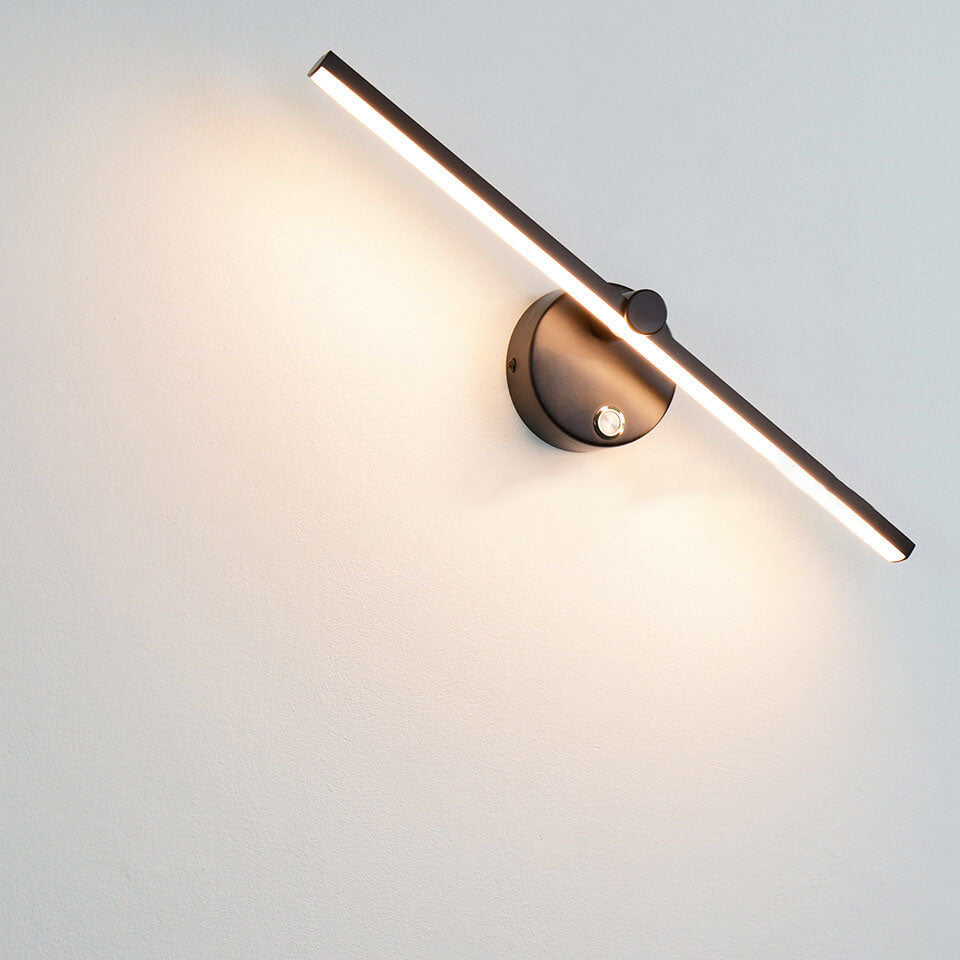 Nordic Minimalist Aluminum LED Wall Sconce Mirror Lamp