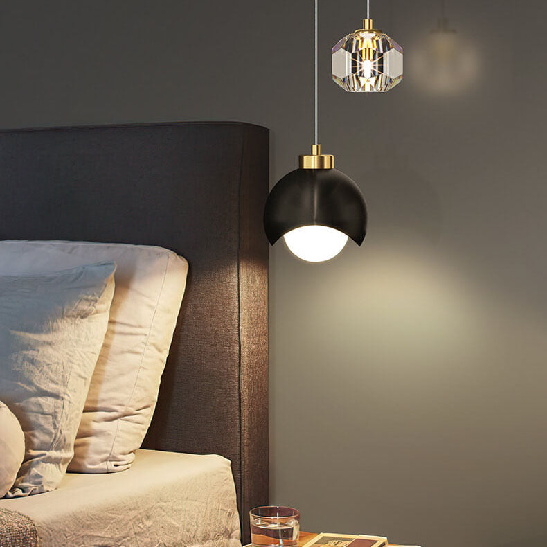 European Style Light Luxury Iron Brass LED Island Chandelier