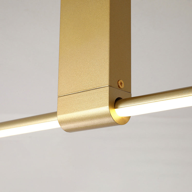 Modern Minimalist Aluminum Acrylic LED Semi-Flush Mount Ceiling Light for Hallway