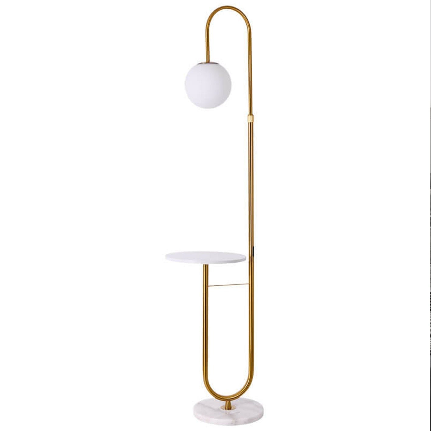 Nordic Minimalist Iron Marble Table LED Floor Lamp