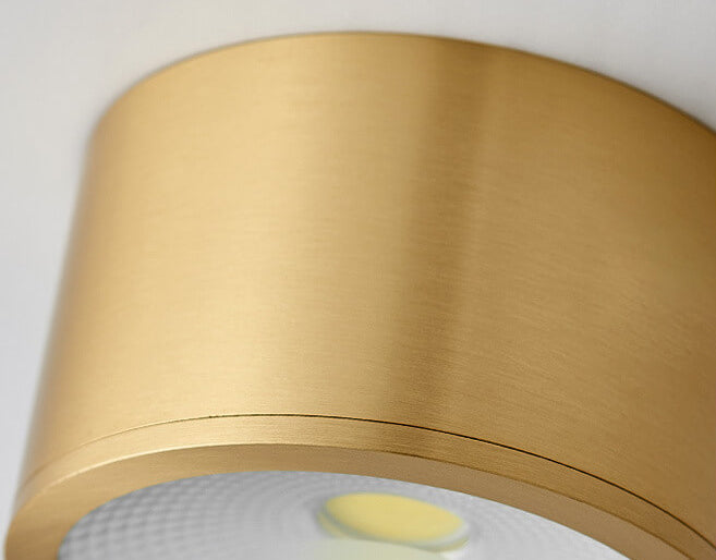 Modern Brass LED Spotlight Flush Mount Ceiling Light