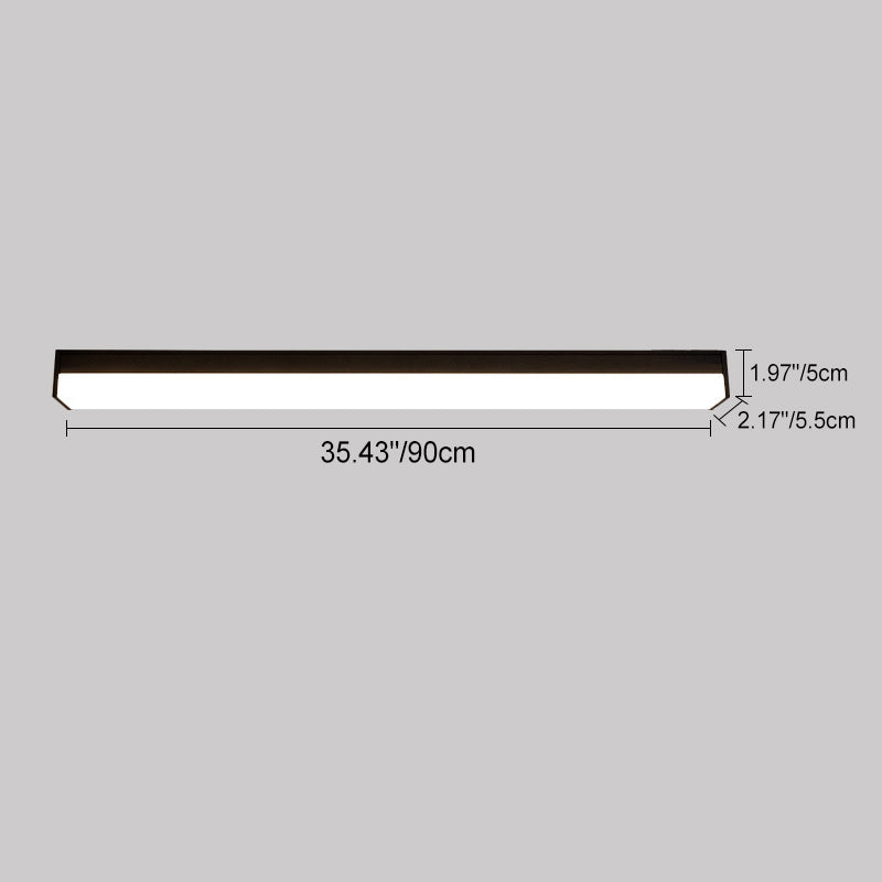 Modern Minimalist Aluminum LED Flush Mount Ceiling Light for Outdoor Patio