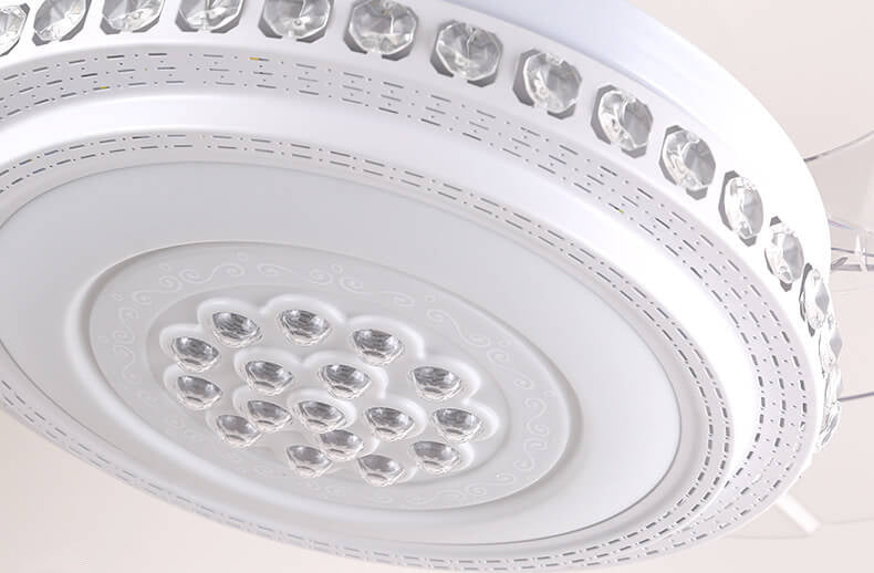 Modern Minimalist Star Piano Design LED Ceiling Fan Light
