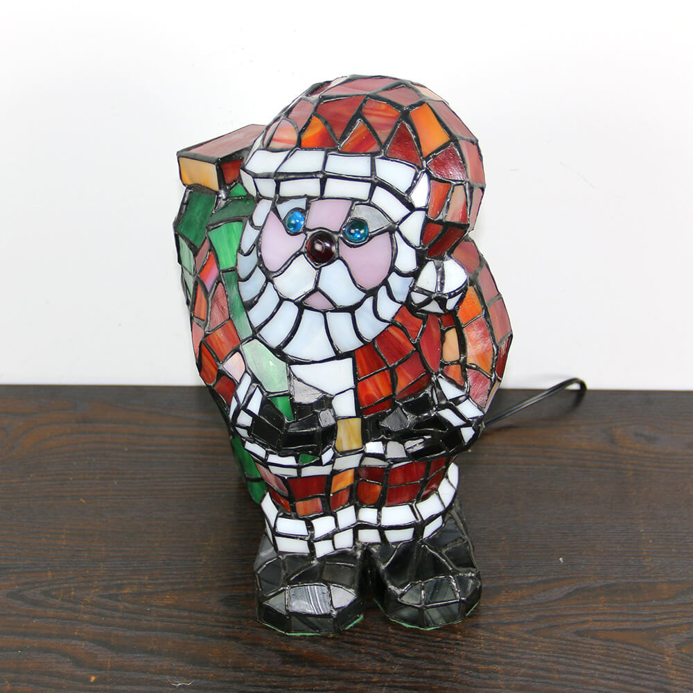 Tiffany Style Stained Glass Animal Table Lamp - Decorative 1-Light Illumination