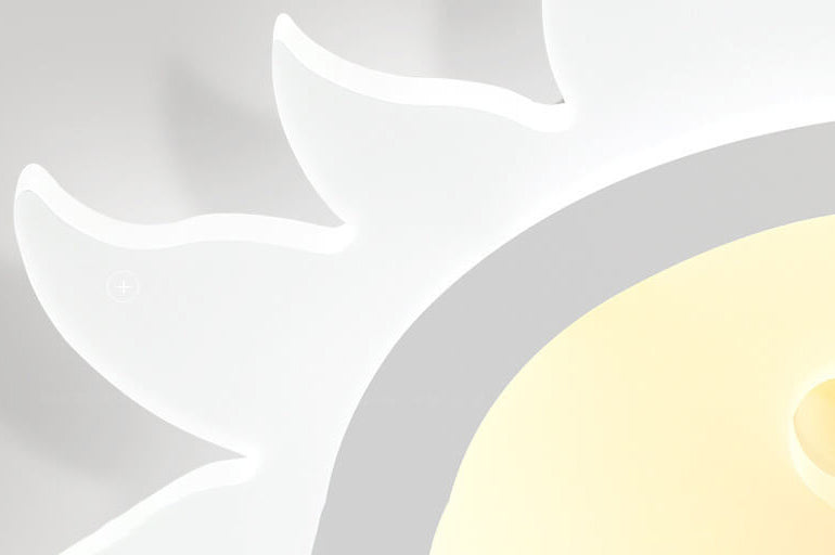 Creative Cartoon Smiley Sun LED Flush Mount Ceiling Light for Kids Room, Nursery, Playroom, Brighten Spaces, Fun Design, Energy-Efficient Lighting, Cute Sun Lamp, Decorative Ceiling Fixture, Childrens Room Decor, Unique Indoor Lighting Solutions