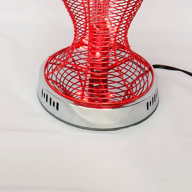 Contemporary Aluminum LED Floor Lamp with Vase Design for Living Room