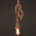 Industrial Hemp Rope Pendant Light - 1/2-Light Rustic Ceiling Fixture  

Illuminate your space with this stylish industrial hemp rope hanging pendant light. This unique 1/2-light ceiling fixture adds a rustic charm to any room, perfect for home decor enth