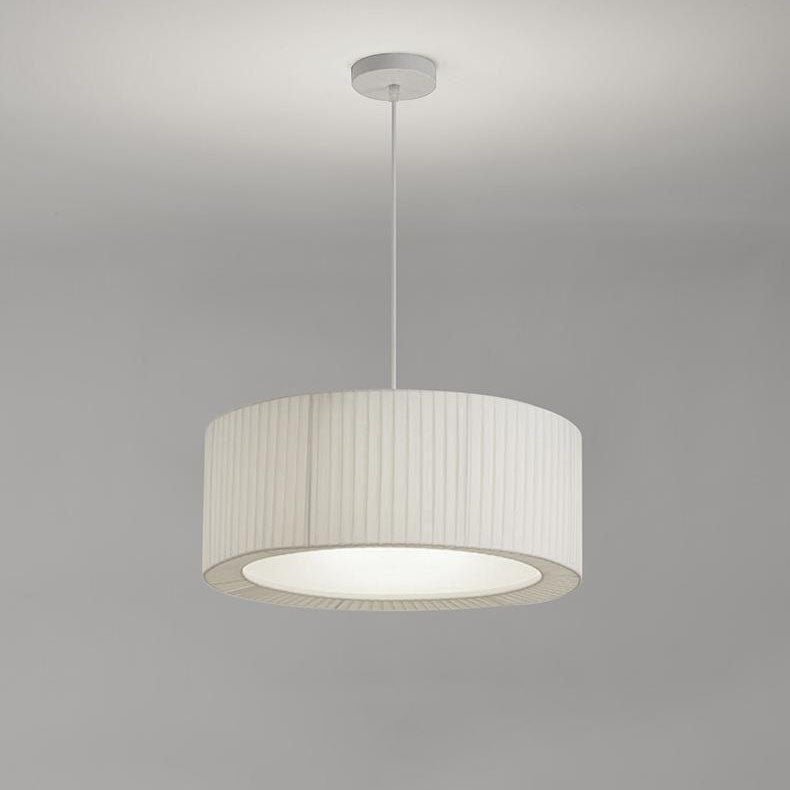 Contemporary Scandinavian Round Iron Acrylic 4/5 Light Pendant for Living Room