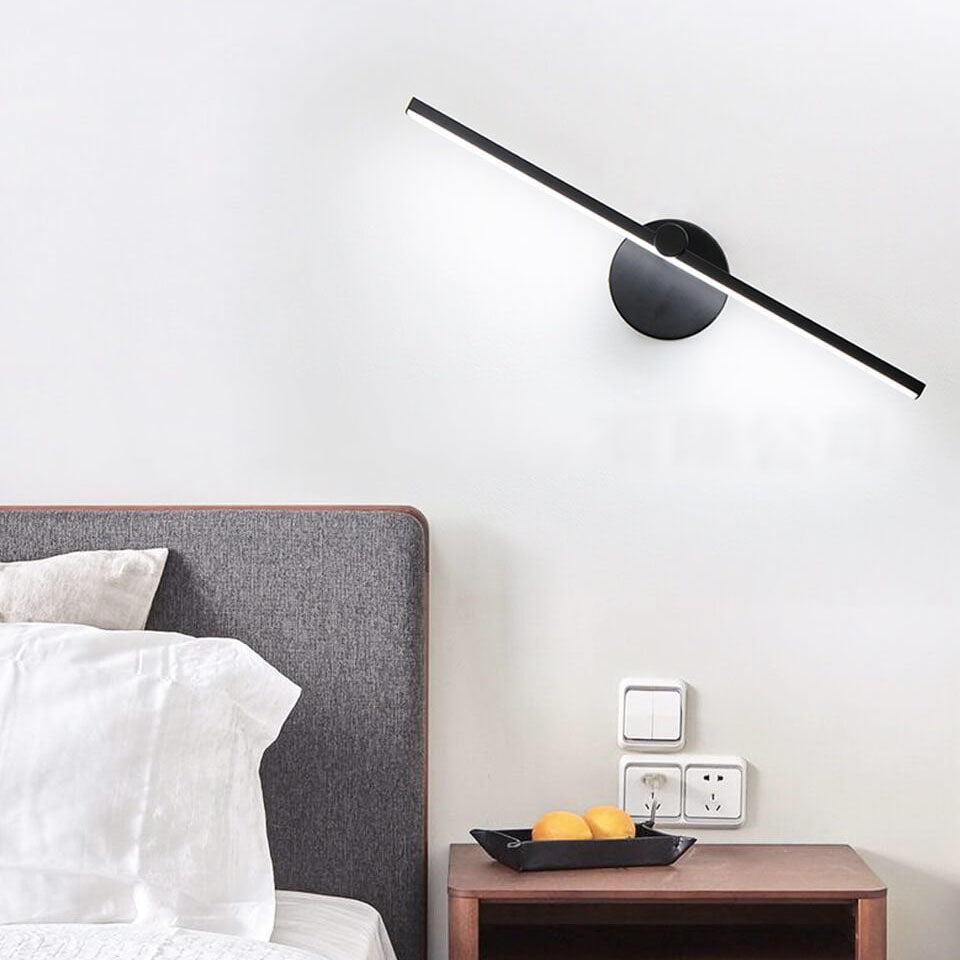 Nordic Minimalist Aluminum LED Wall Sconce Mirror Lamp