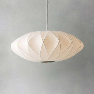Creative Minimalist Fabric Lantern Pendant Light 1-Light Ceiling Fixture