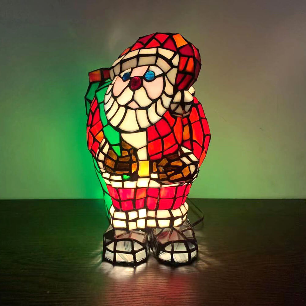 Tiffany Style Stained Glass Animal Table Lamp - Decorative 1-Light Illumination