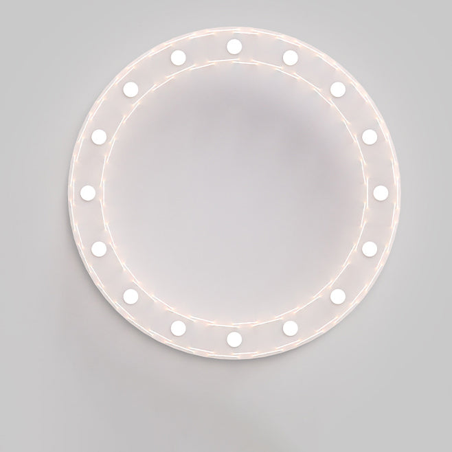 Contemporary Iron Acrylic LED Flush Mount Ceiling Fan Light for Living Room