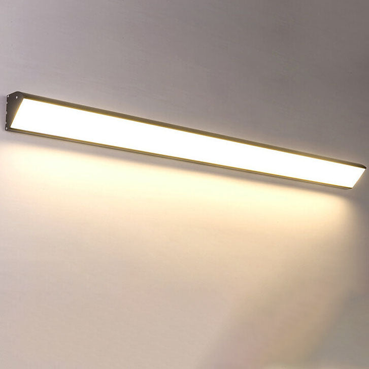 Modern Minimalist Waterproof LED Wall Sconce - Outdoor Aluminum Acrylic Long Bar Lamp