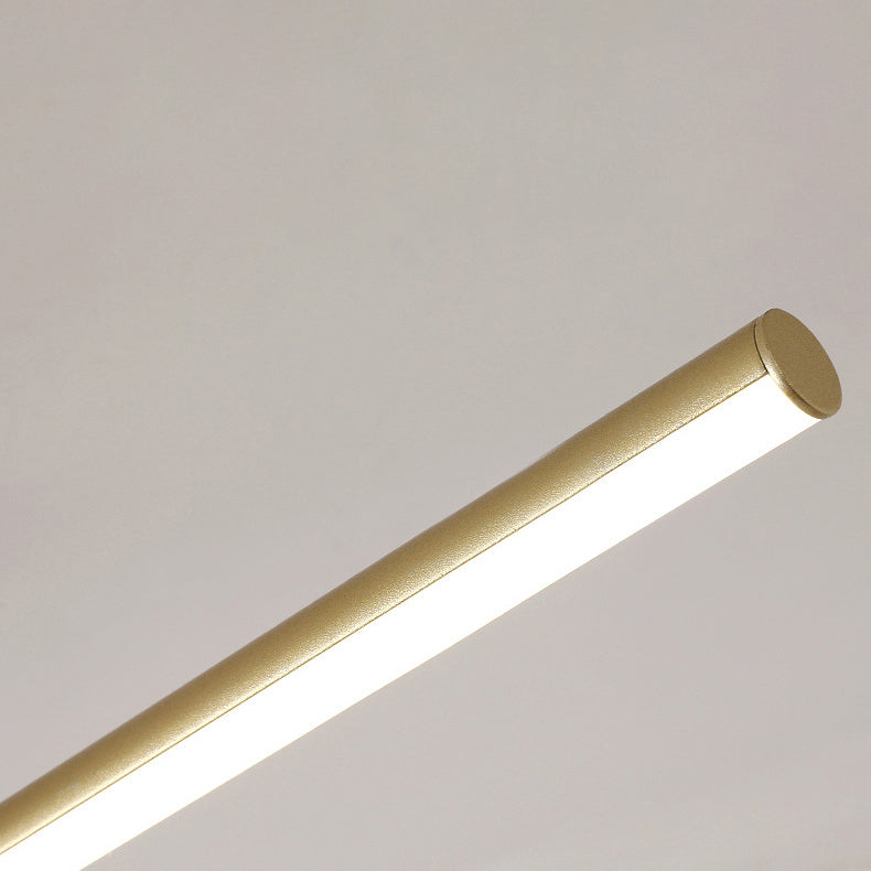 Modern Minimalist Aluminum Acrylic LED Semi-Flush Mount Ceiling Light for Hallway