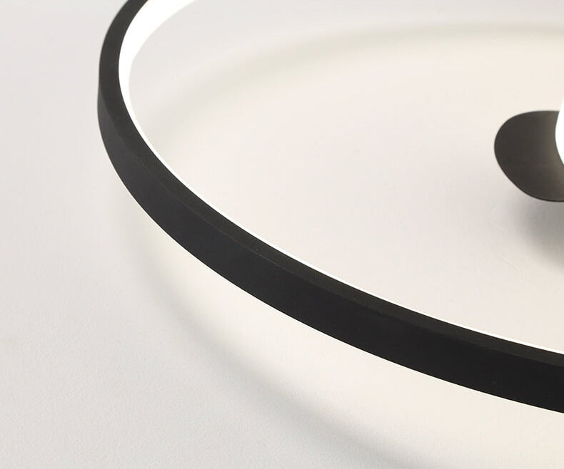 Cute Panda Round LED Flush Mount Ceiling Light - Cartoon Design, Kids Room Lighting, Adorable Home Decor