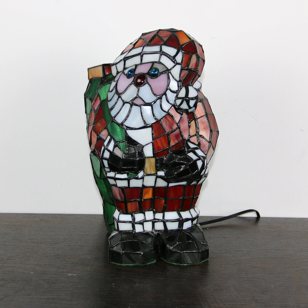Tiffany Style Stained Glass Animal Table Lamp - Decorative 1-Light Illumination