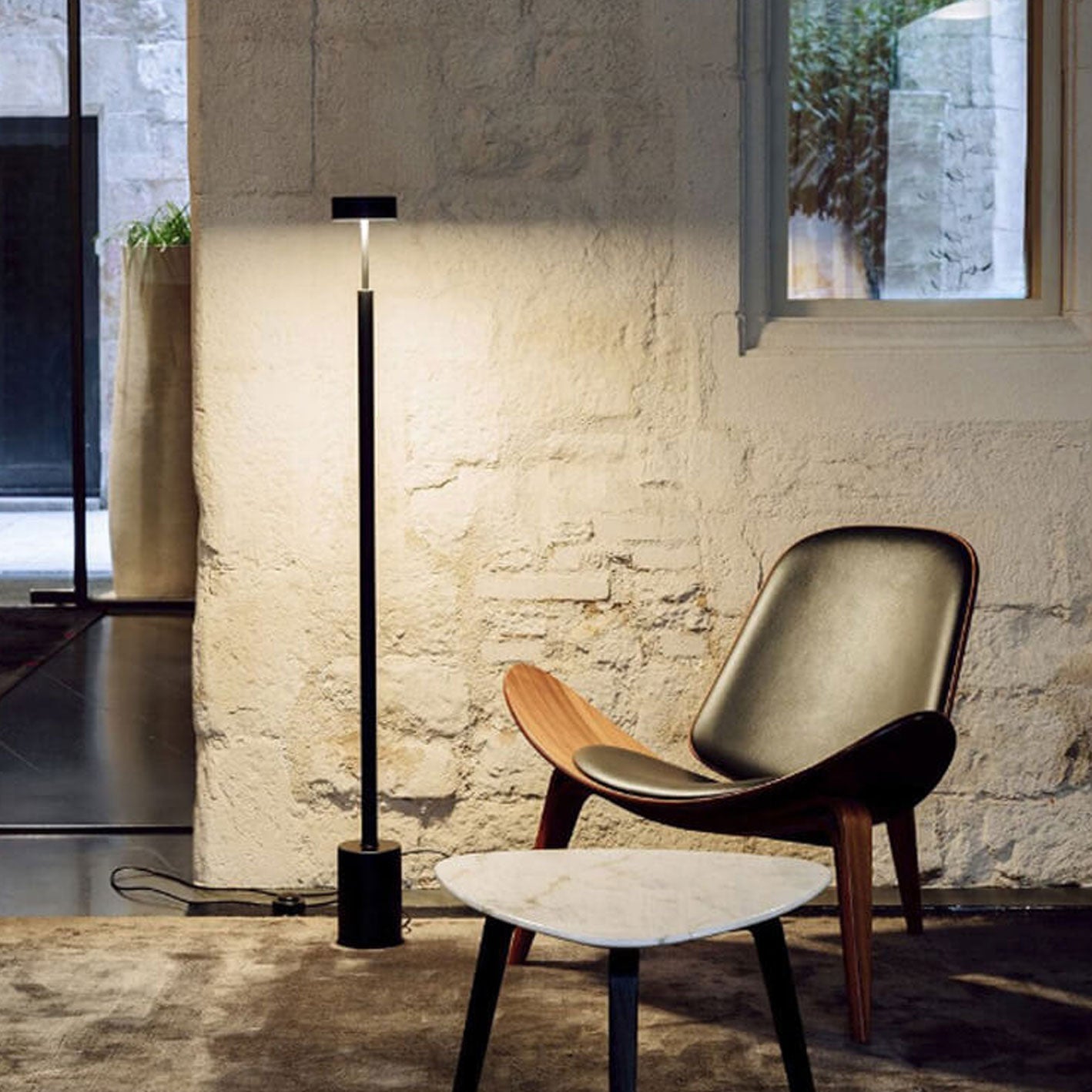 Nordic Minimalist Column LED Floor Lamp - Modern Design, Adjustable Brightness, Energy Efficient Lighting