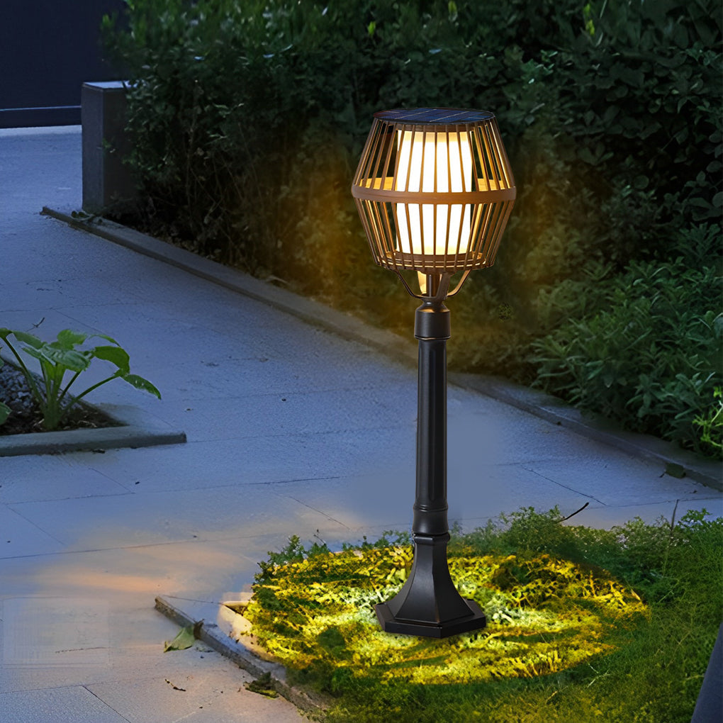 Modern Matte Black Solar Caged Lanterns - Stylish Outdoor Lighting

Illuminate your outdoor space with our modern matte black solar caged lanterns. Perfect for garden paths, patios, and decks, these energy-efficient lanterns provide a warm glow while enha