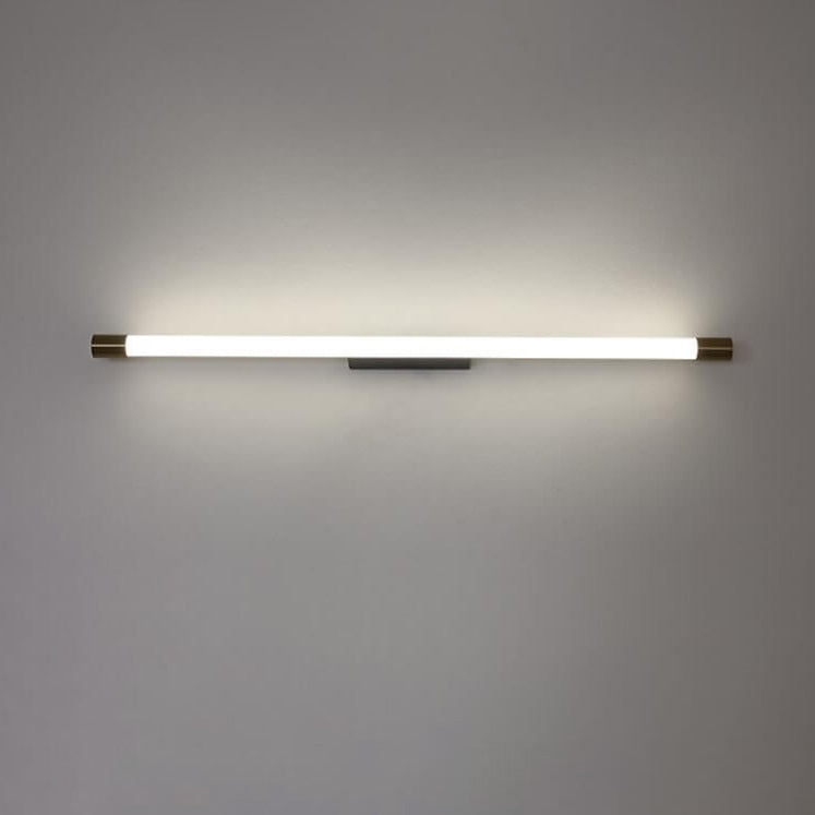 Modern Minimalist LED Wall Sconce - Thin Tube Aluminum Lamp for Living Room
