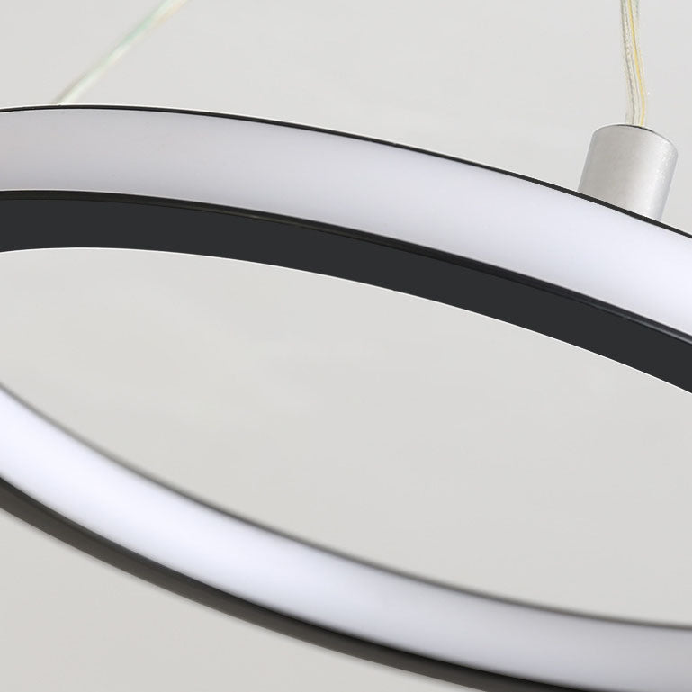 Modern Simplicity Aluminum Circle Strip LED Ceiling Light for Hallway