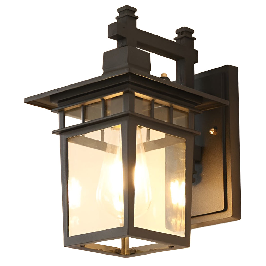 Glass LED Waterproof Retro Wall Lamp Sconce Lighting - No Bulb Needed
