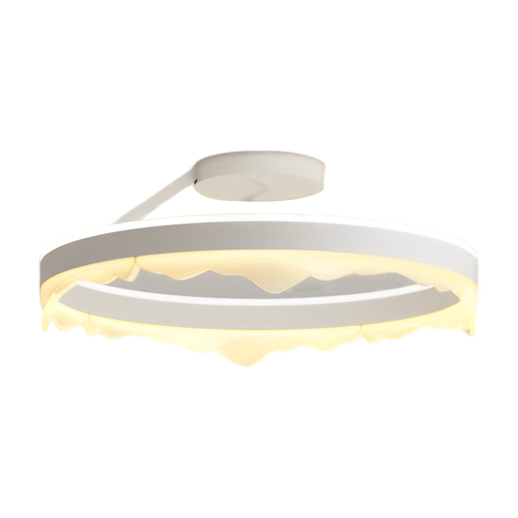 Round Stepless Dimming LED Nordic Ceiling Light Flush Mount
