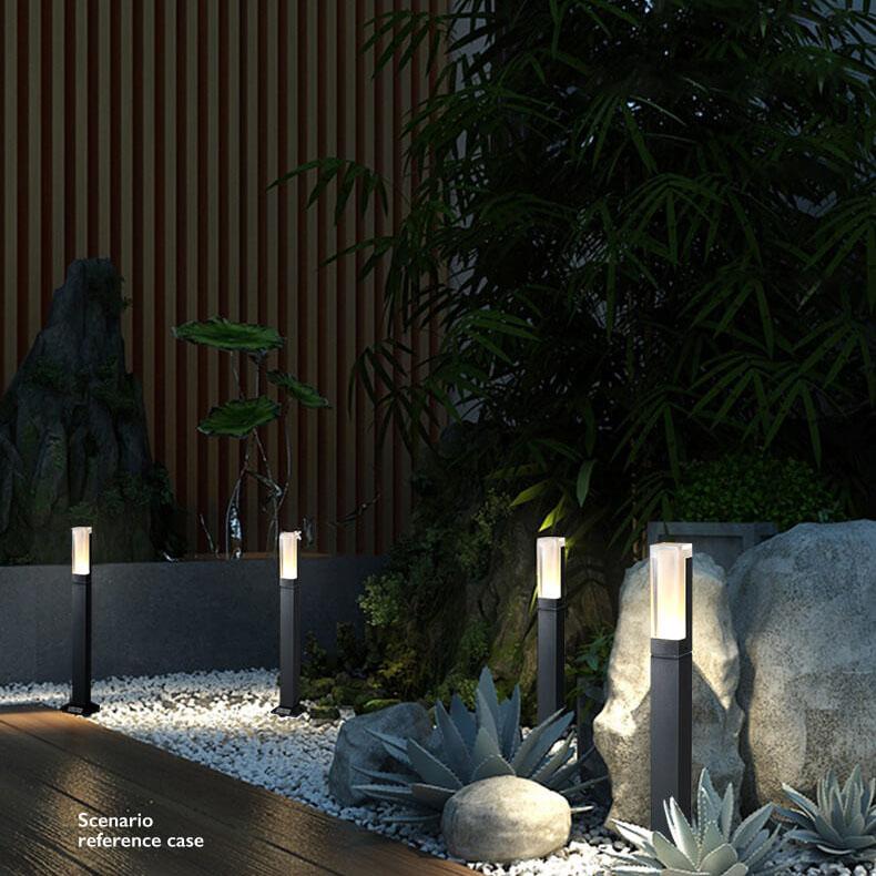 Lawn Light Column Acrylic LED Garden Light - Waterproof Outdoor Lighting
