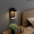 Modern Iron Square LED Wall Sconce Lamp USB Rechargeable